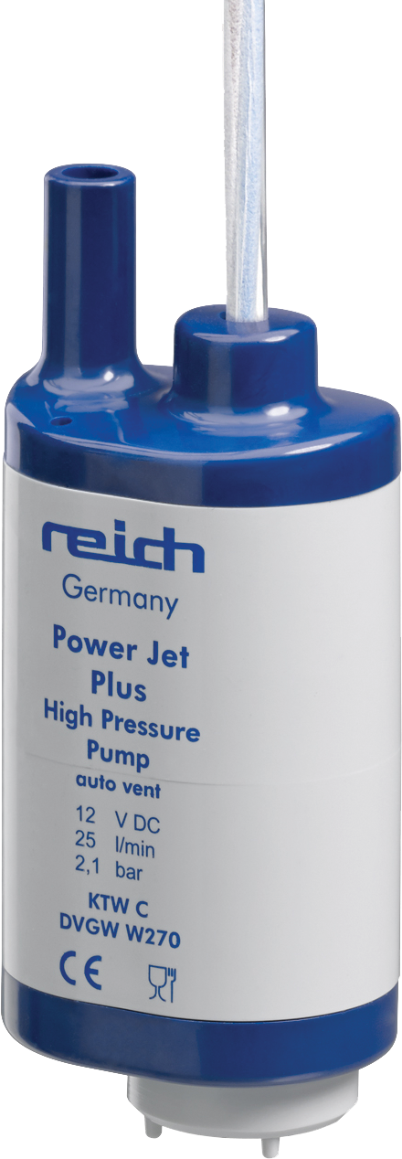 Synkepumpe Reich power jet plus 19l m/tilbakeslagsventil