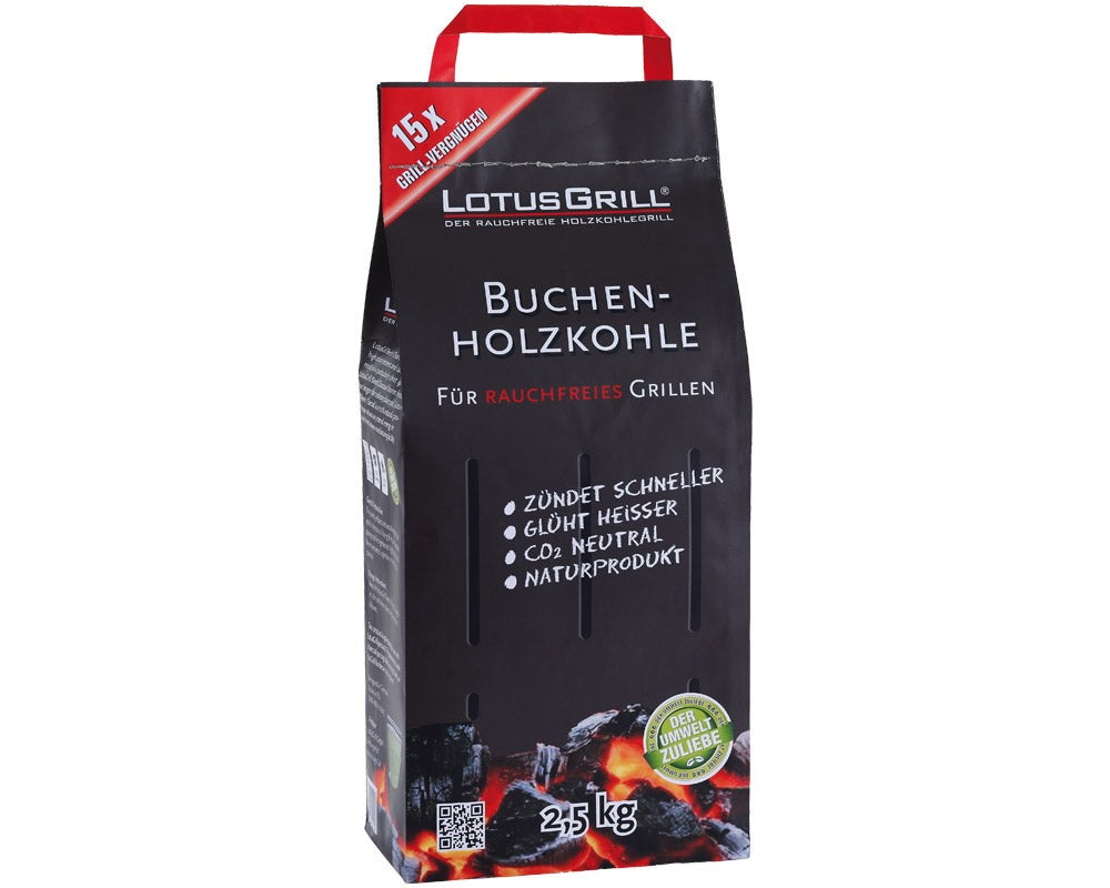Grillkull LotusGrill bøketre 2,5kg
