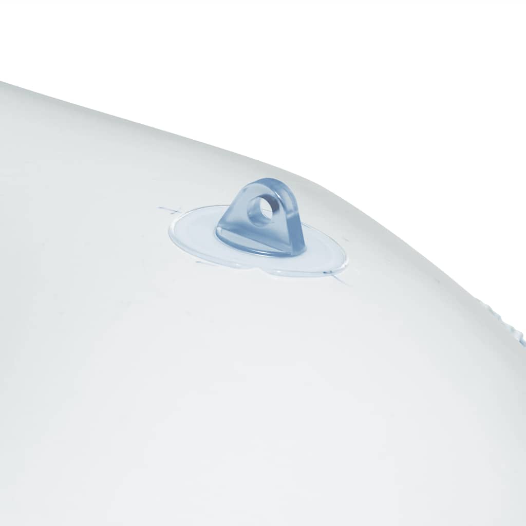 Barnebasseng med baldakin blå 140x140x114 cm 52192