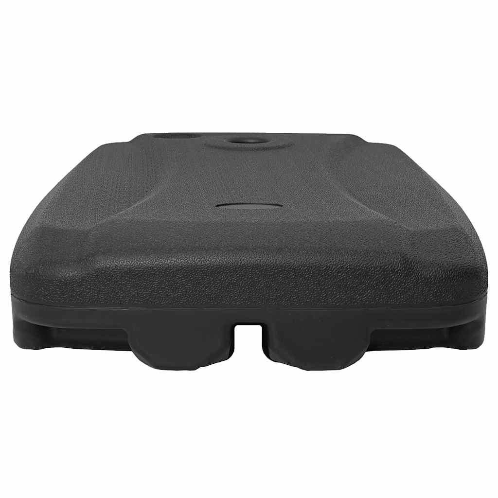 Utendørs parasollfot svart