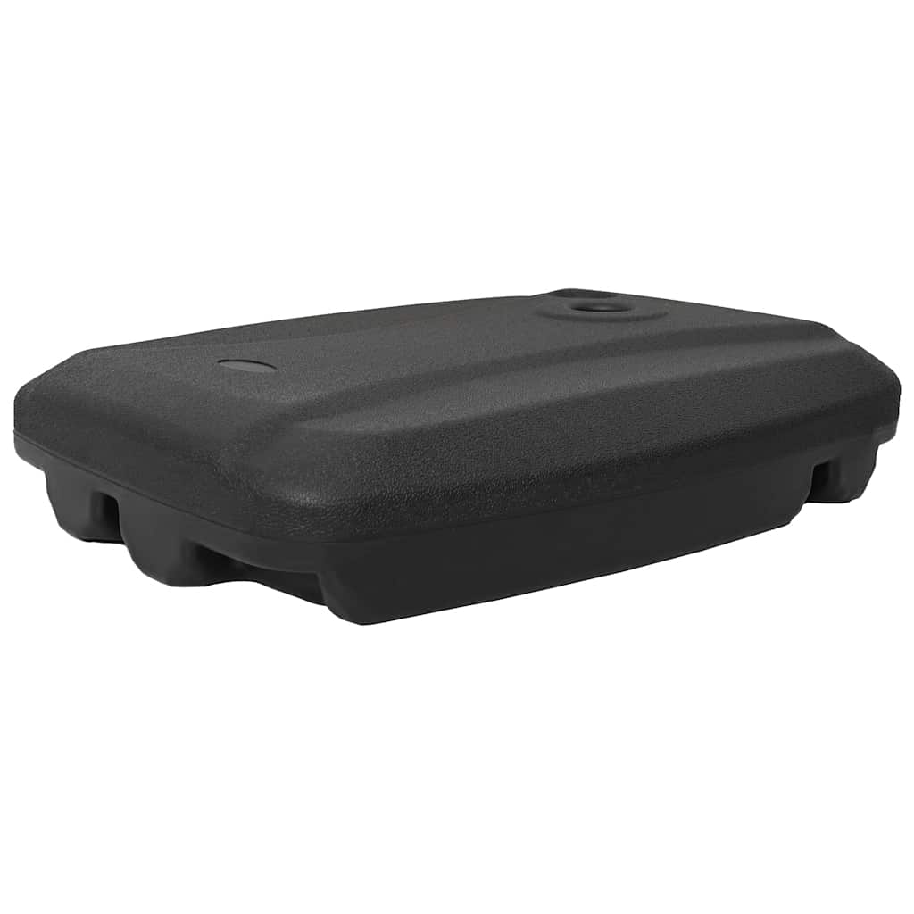 Utendørs parasollfot svart