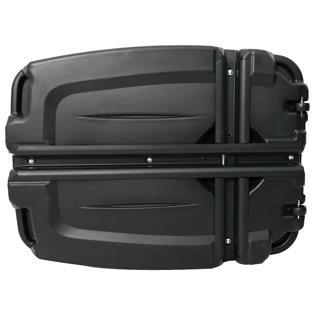 Utendørs parasollfot svart