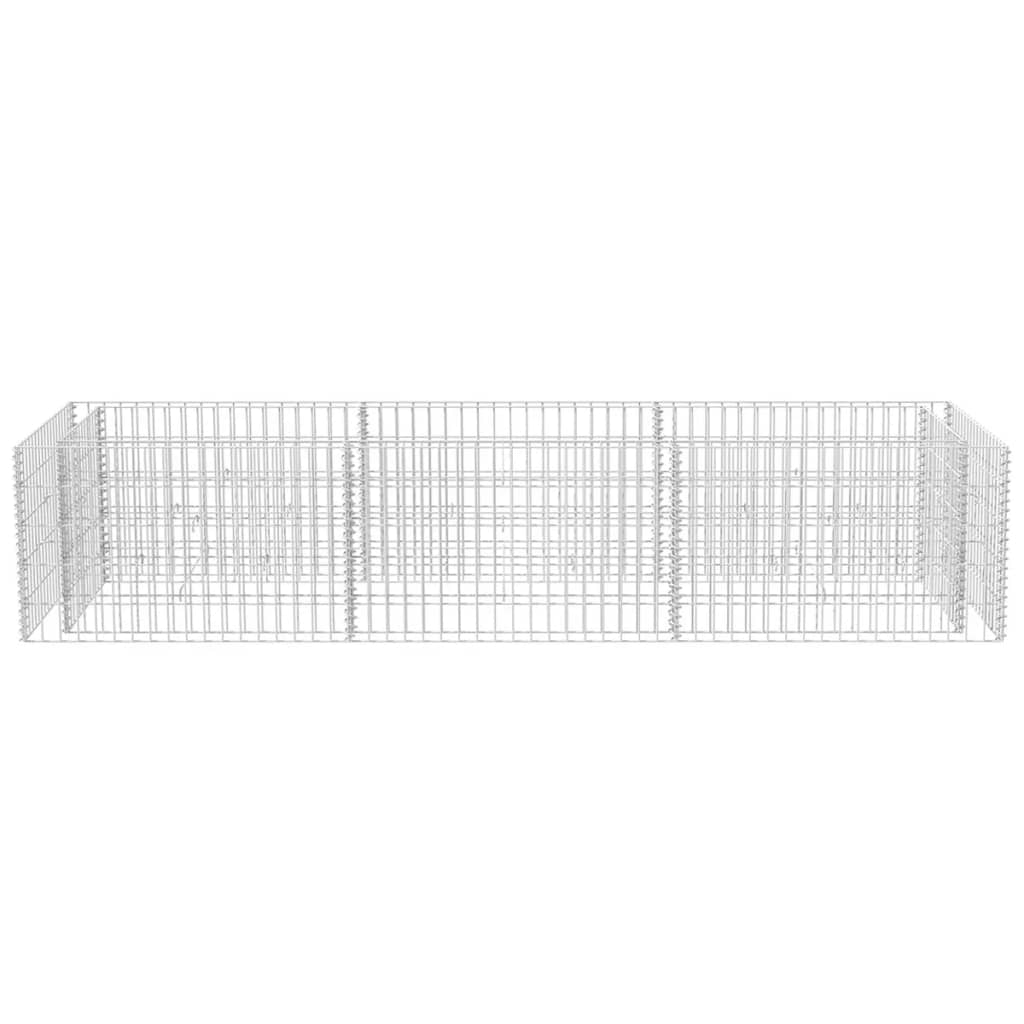Gabion høybed stål 270x90x50 cm