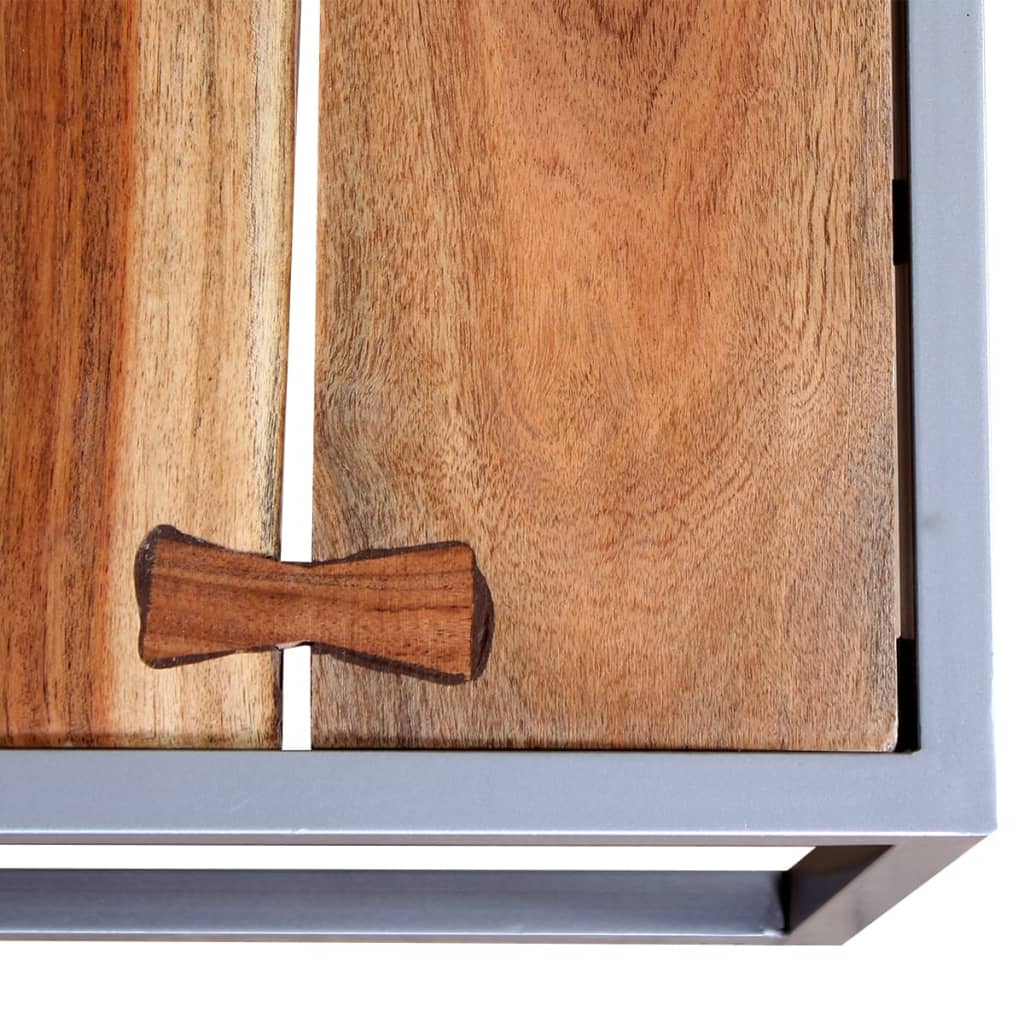 2-delers salongbordsett massivt akasietre