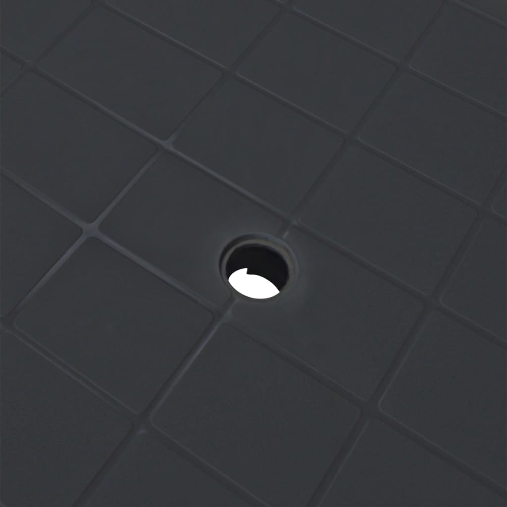 Hagebord antrasitt 101x68x72 cm plast