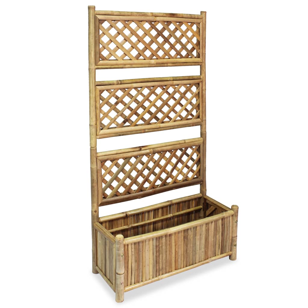 Høybed med espalier bambus 70 cm