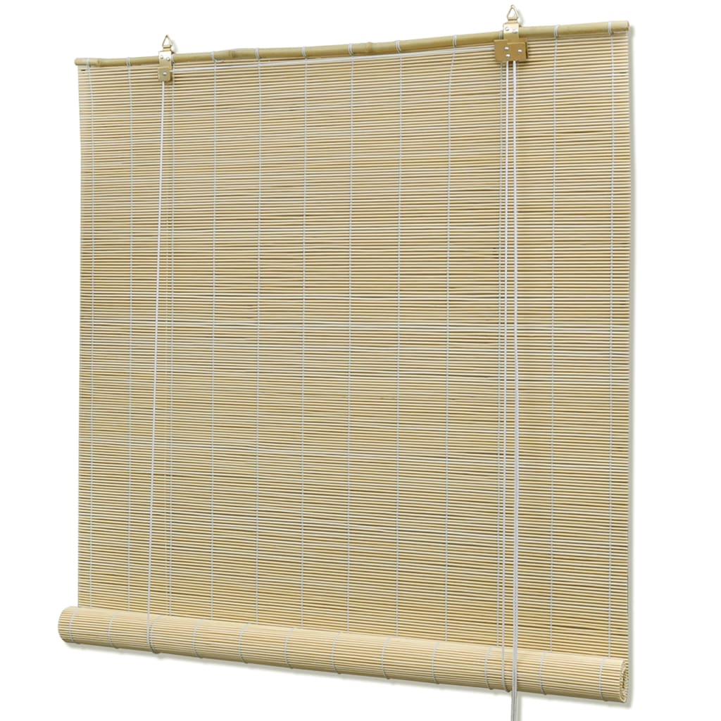 Rullegardin bambus 80x220 cm naturell