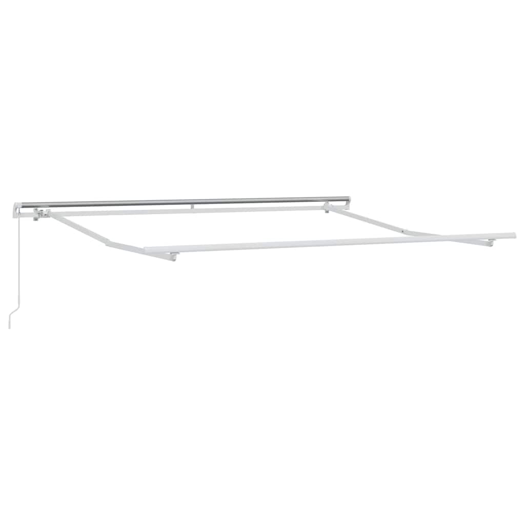 Markise Manual Hvit 3,5 x 2,5 m Metall