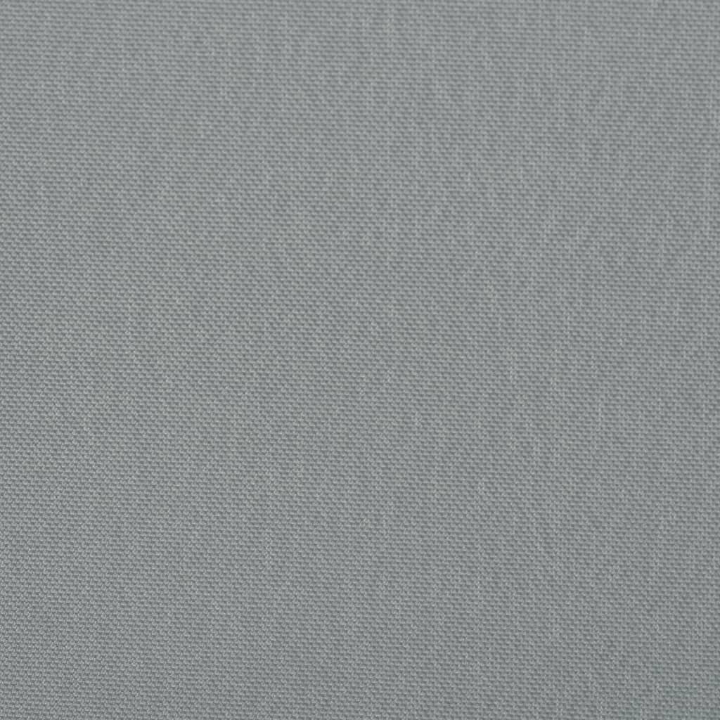 Sammenleggbar sidemarkise for terrasse grå 240x160 cm