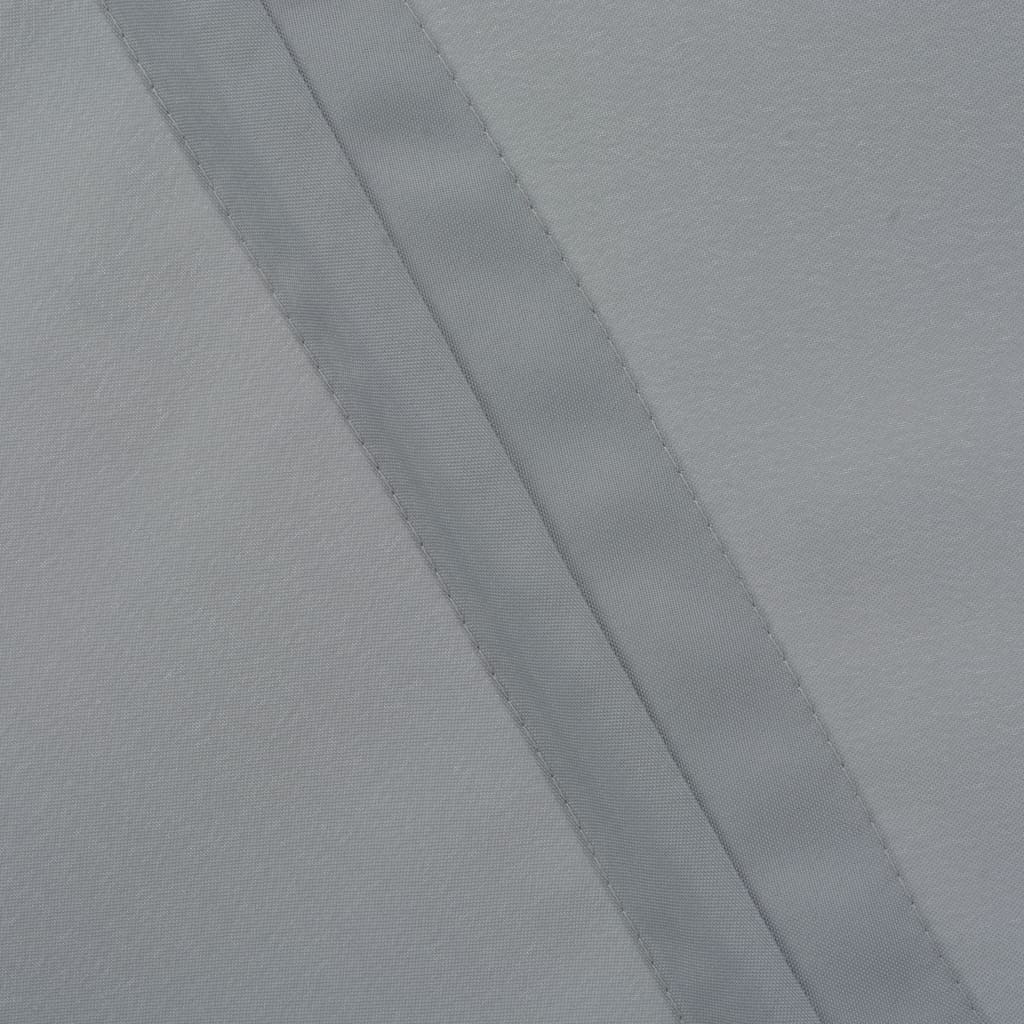 Sammenleggbar sidemarkise for terrasse grå 160 cm