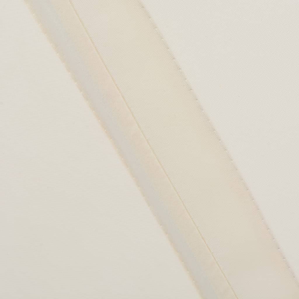 Sammenleggbar sidemarkise for terrasse krem 200 cm