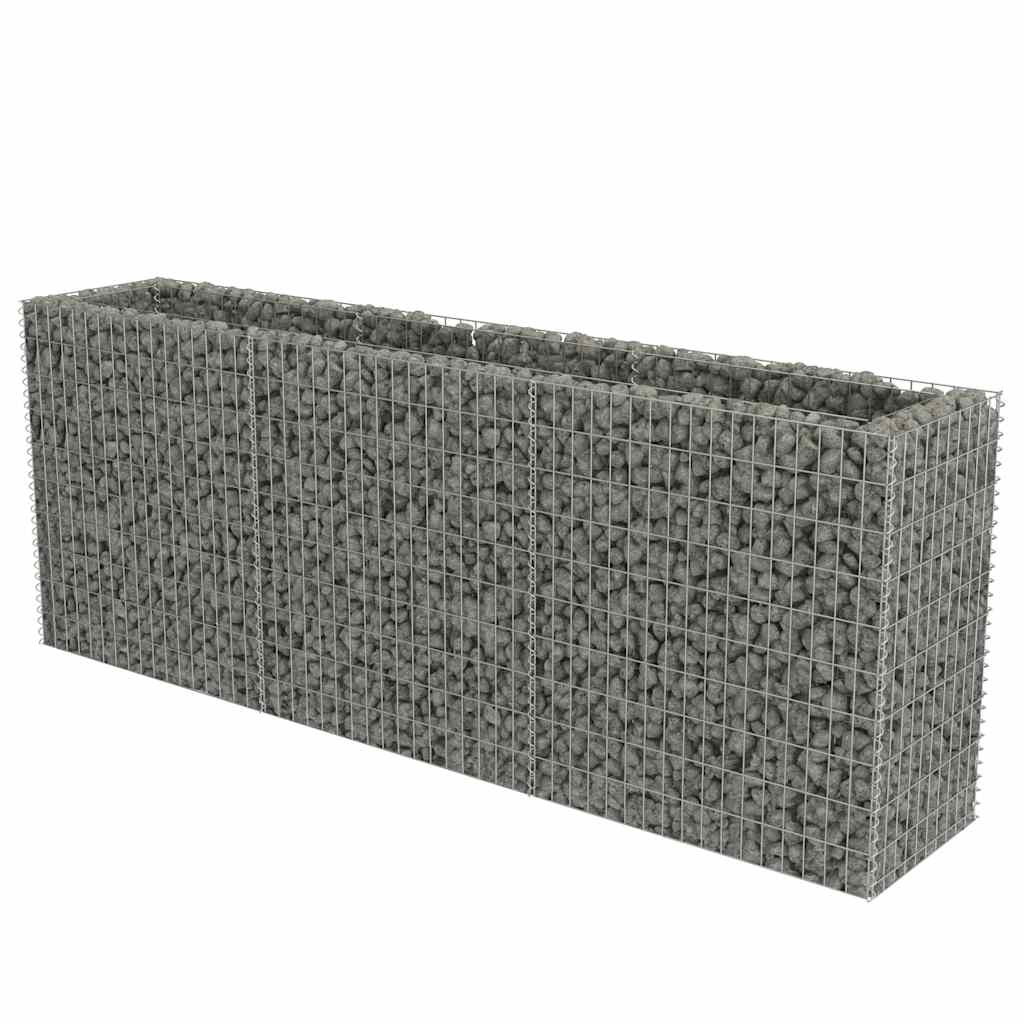 Gabion høybed galvanisert stål 270x50x100 cm