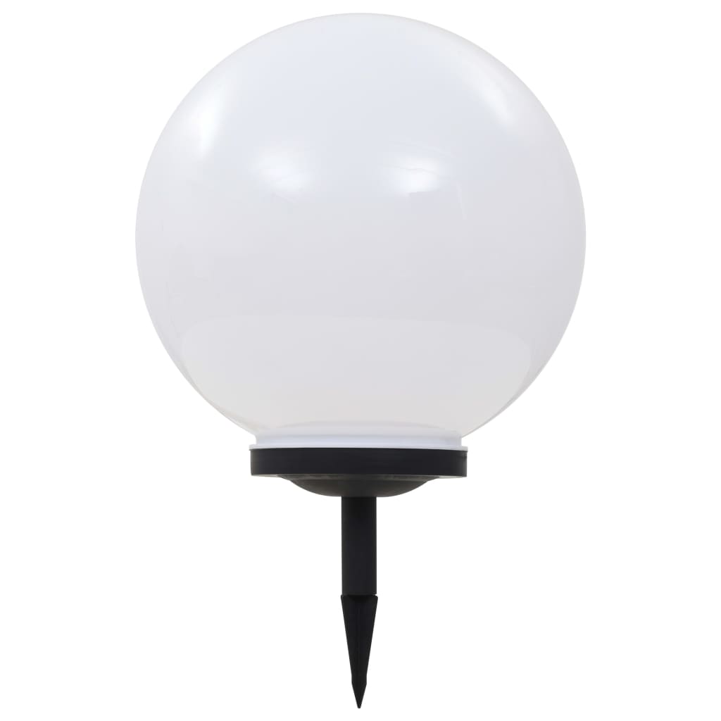Utendørs sollampe LED kuleformet 40 cm RGB