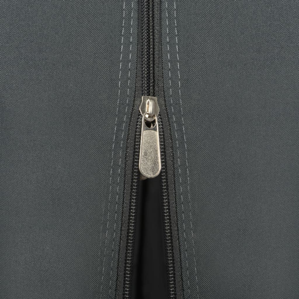 Paviljong med gardin aluminium 4x3x2,6 m svart