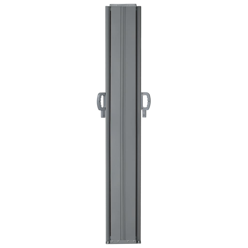 Uttrekkbar sidemarkise 160x600 cm brun