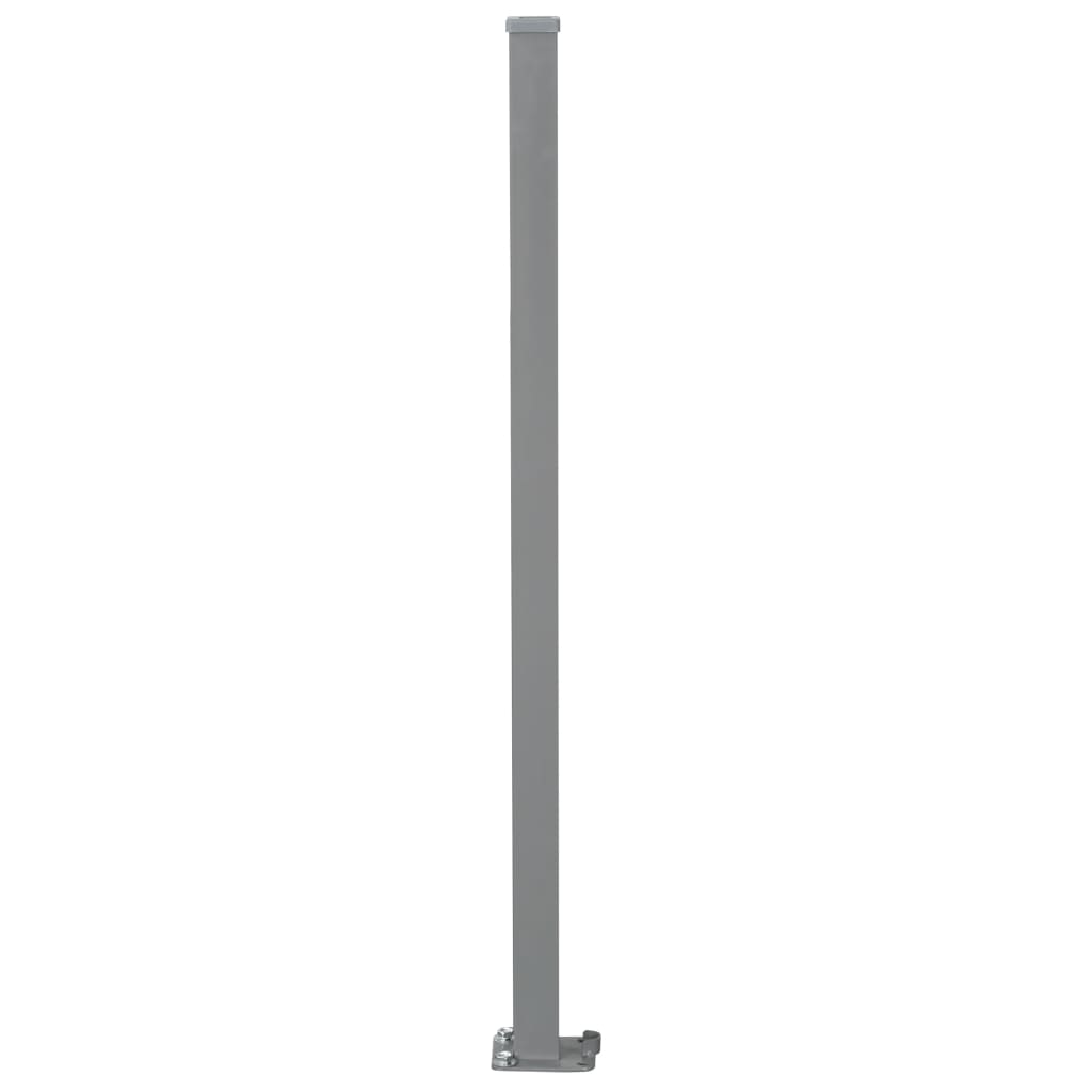 Uttrekkbar sidemarkise 160x600 cm brun
