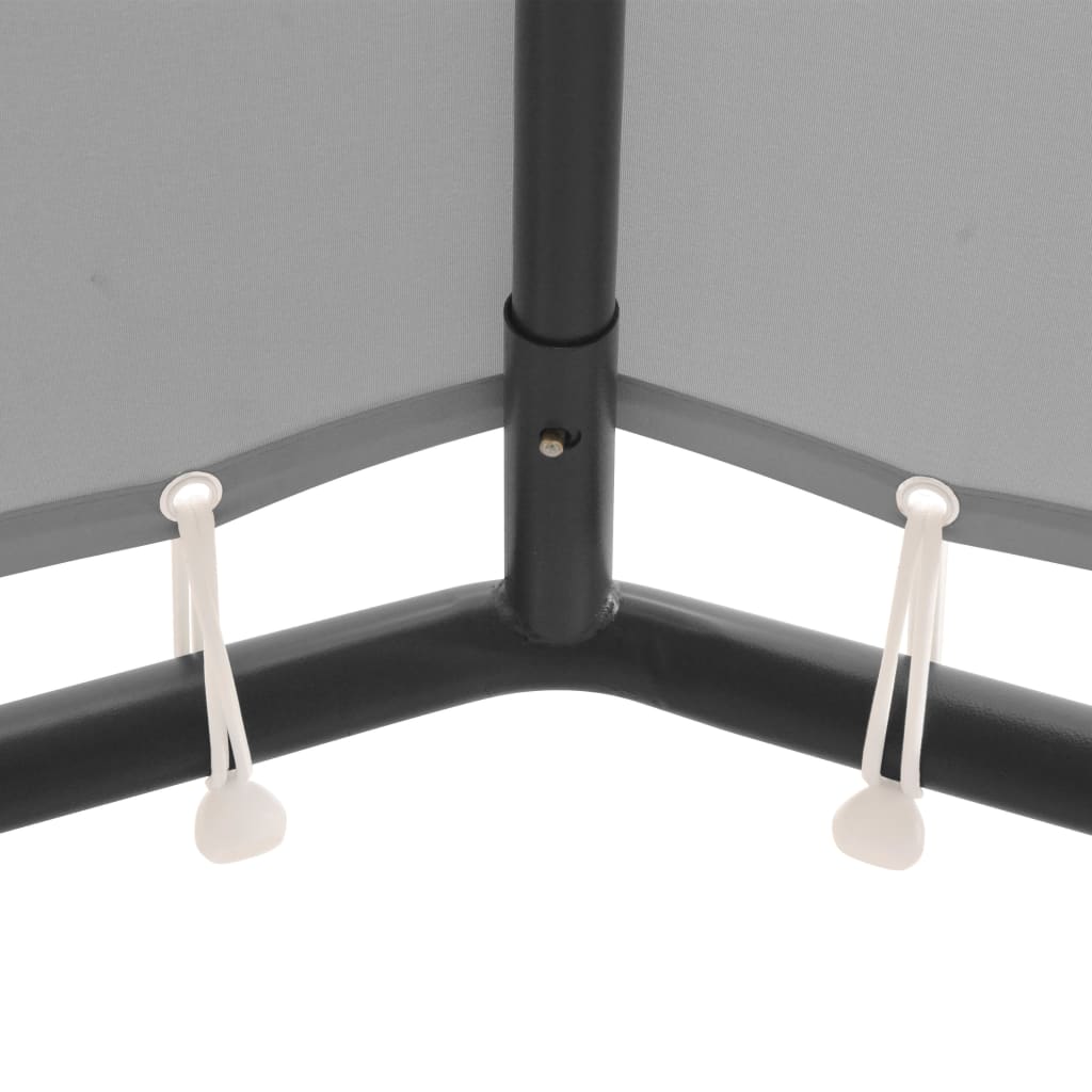 Paviljong 4x4 m antrasitt