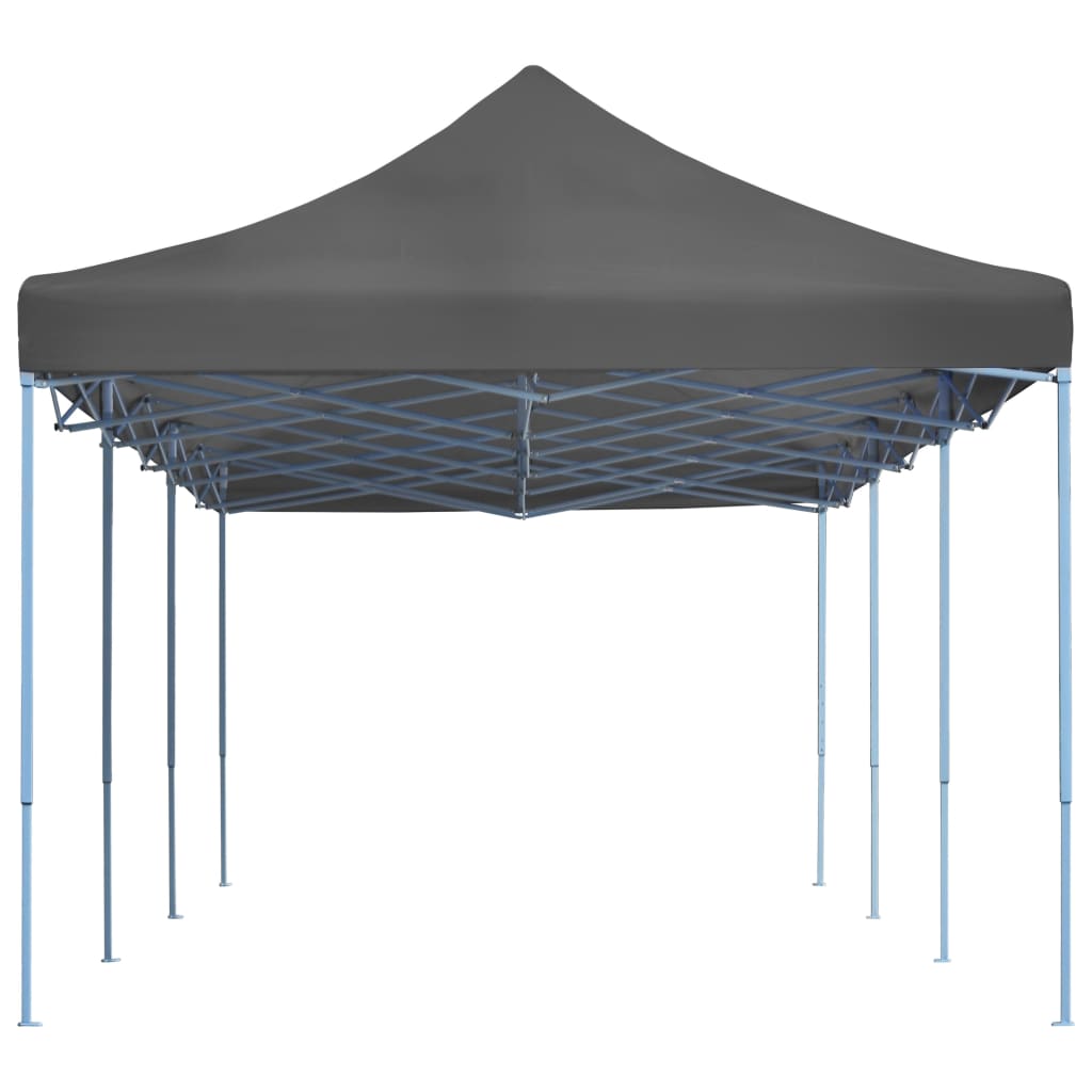 Foldbart popup festtelt 3x9 m antrasitt