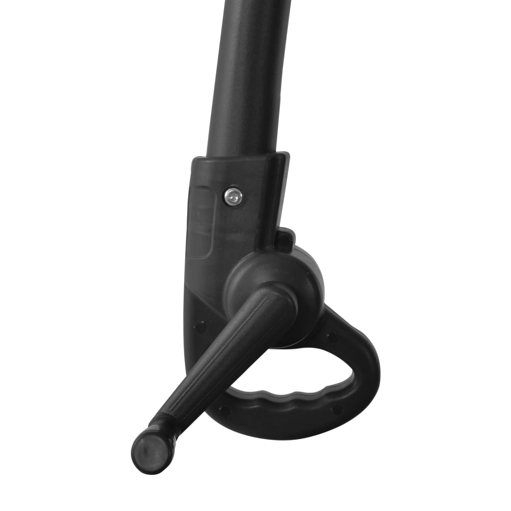 Hengeparasoll med stålstang 300 cm antrasitt