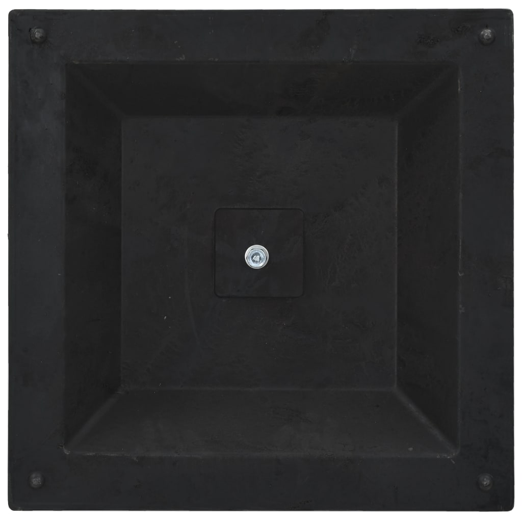 Parasollfot polyresin firkantet 12 kg bronse