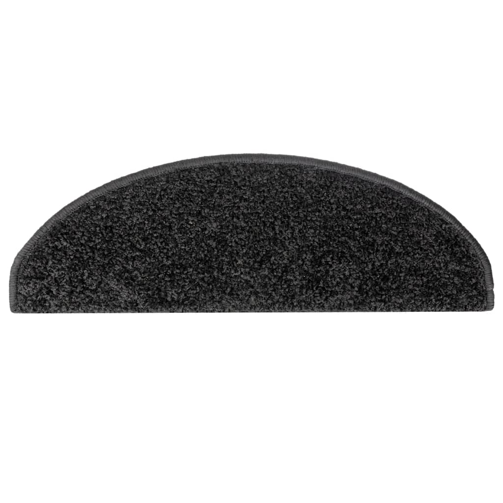 Trappetrinnstepper 15 stk svart 65x21x4 cm