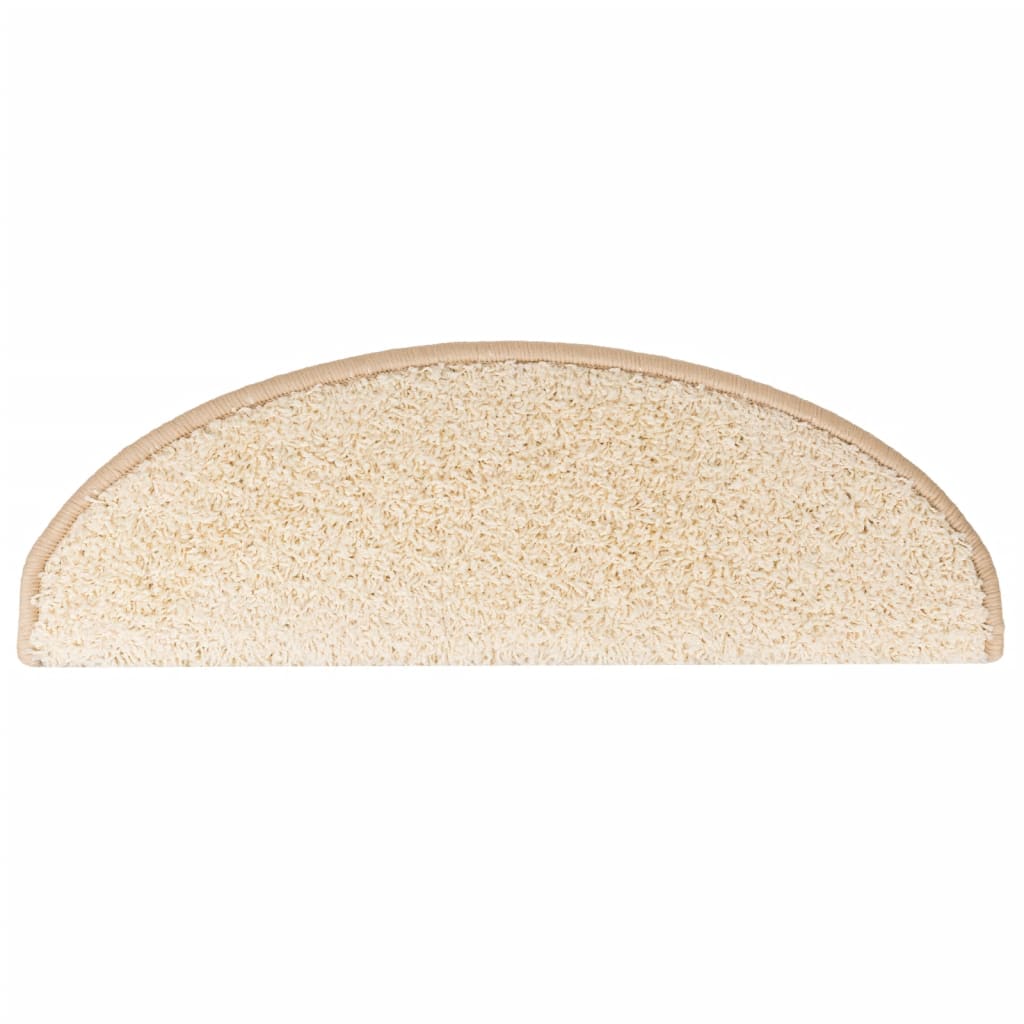 Trappetrinnstepper 15 stk kremhvit 65x21x4 cm