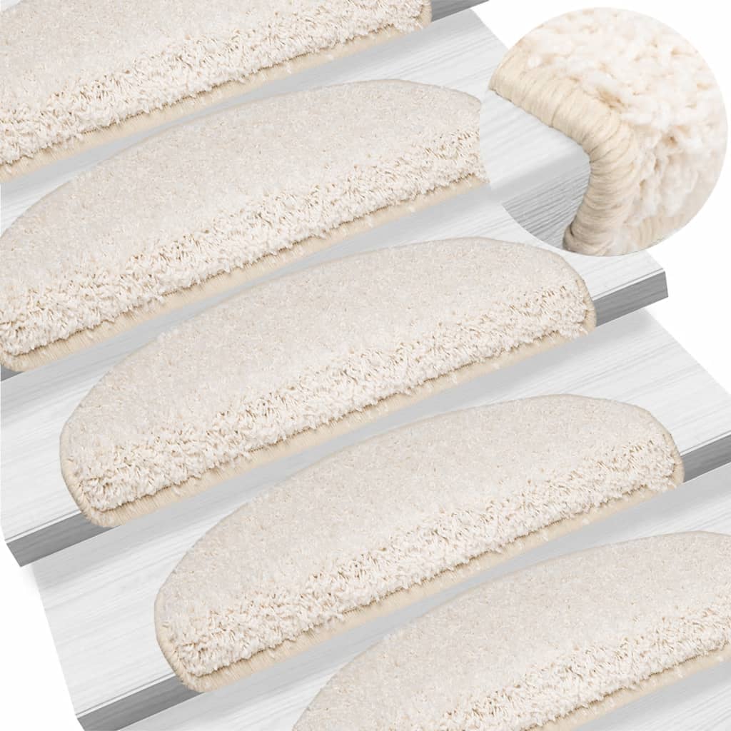 Trappetrinnstepper 15 stk hvit 65x21x4 cm