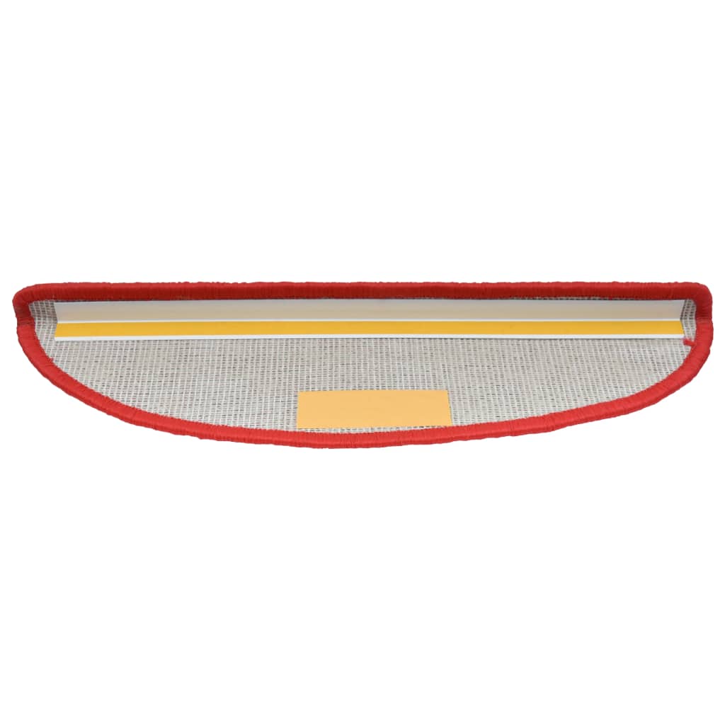 Trappetrinnstepper 15 stk rød 65x21x4 cm