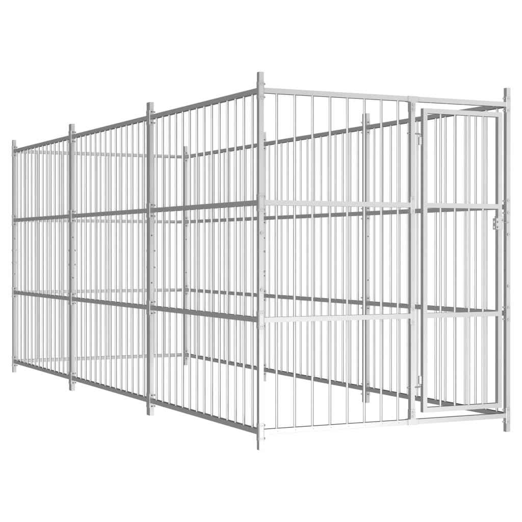 Utendørs hundegård 450x150x185 cm