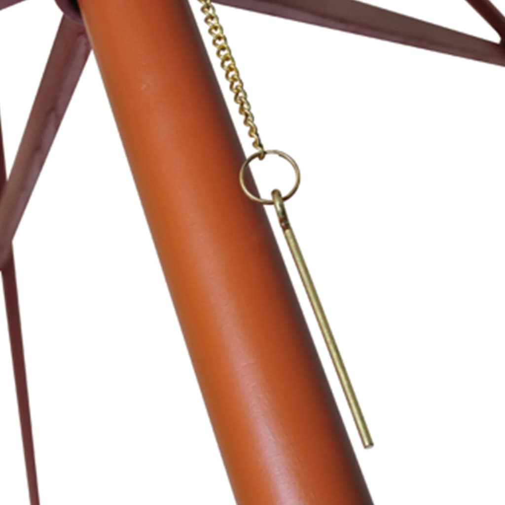 Parasoll 300x258 cm sandhvit