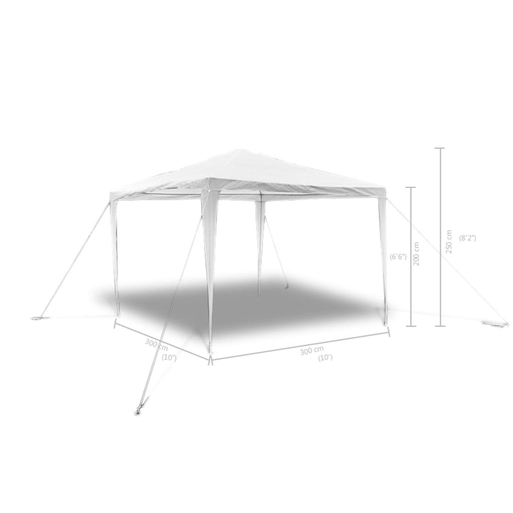 Pyramidetak paviljong 3 x 3m
