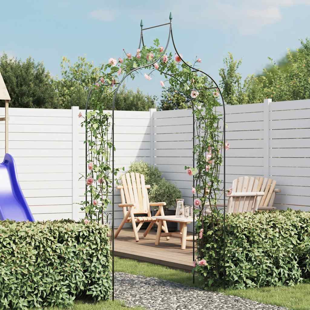 Hagebue med piggdesign for klatreplanter mørkegrønn