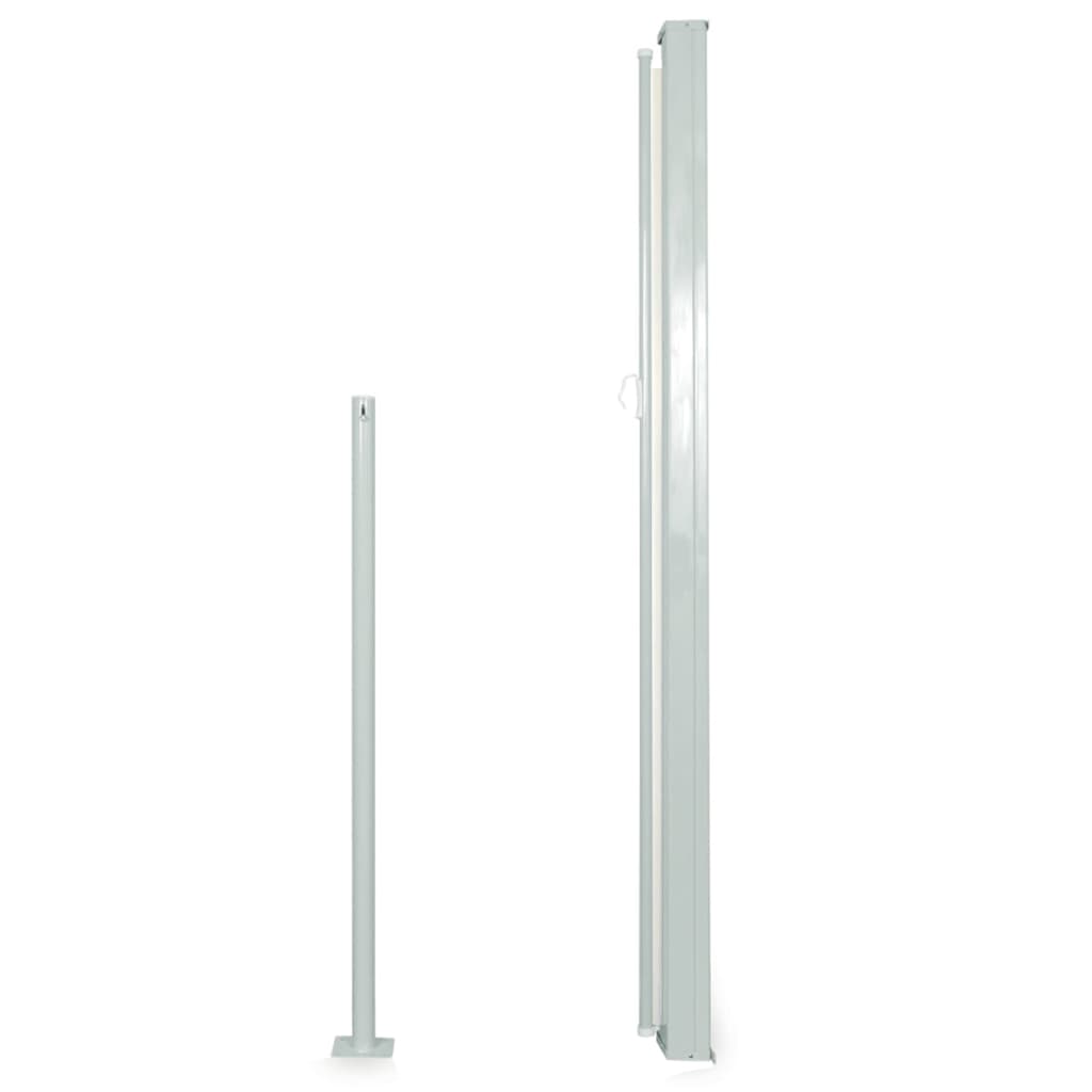 Uttrekkbar sidemarkise 160x300 cm kremfarget