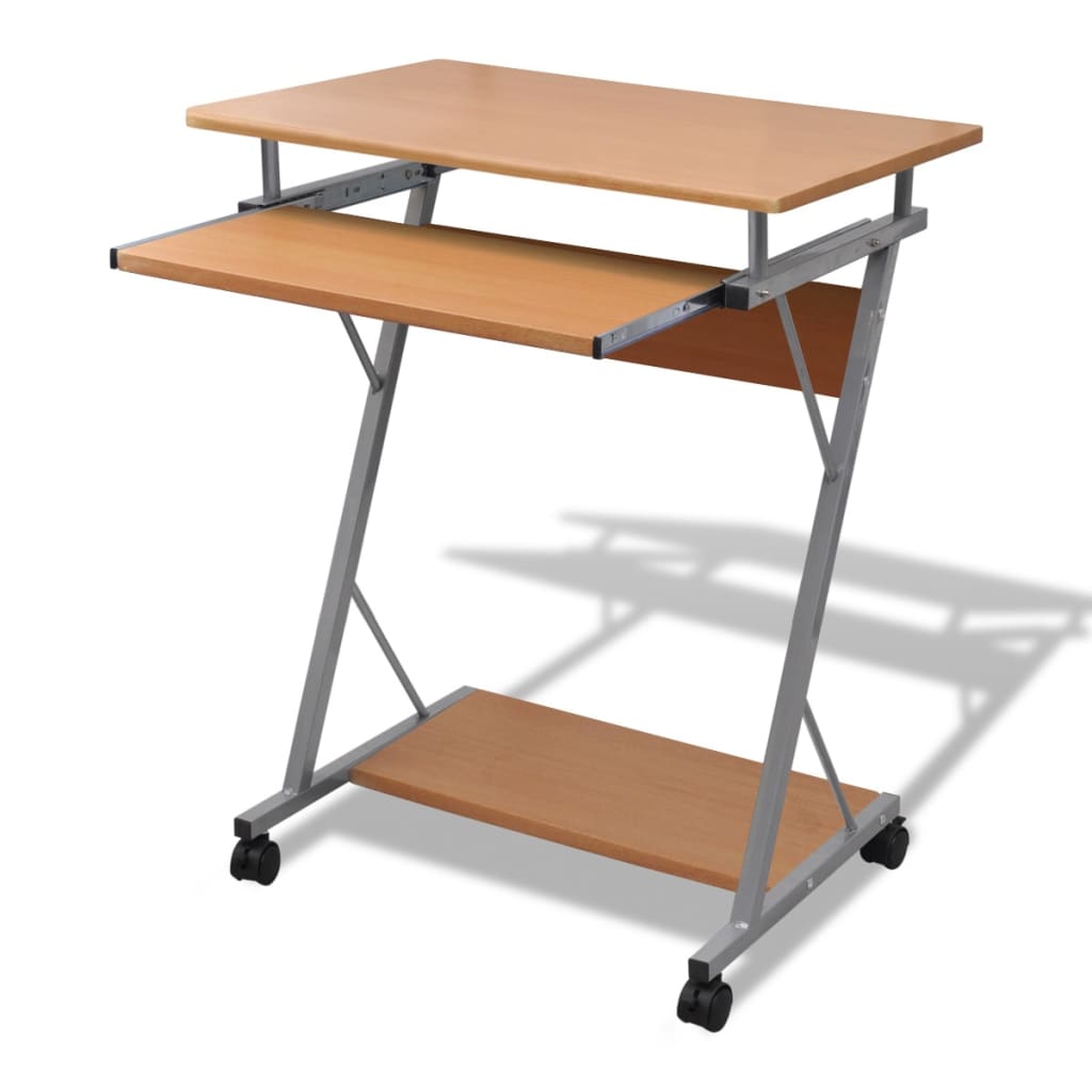Datamaskin Skrivebord Brun Finish