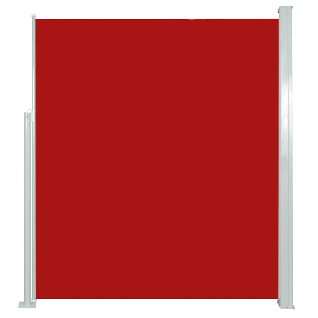 Sidemarkise for balkong 160x300 cm rød