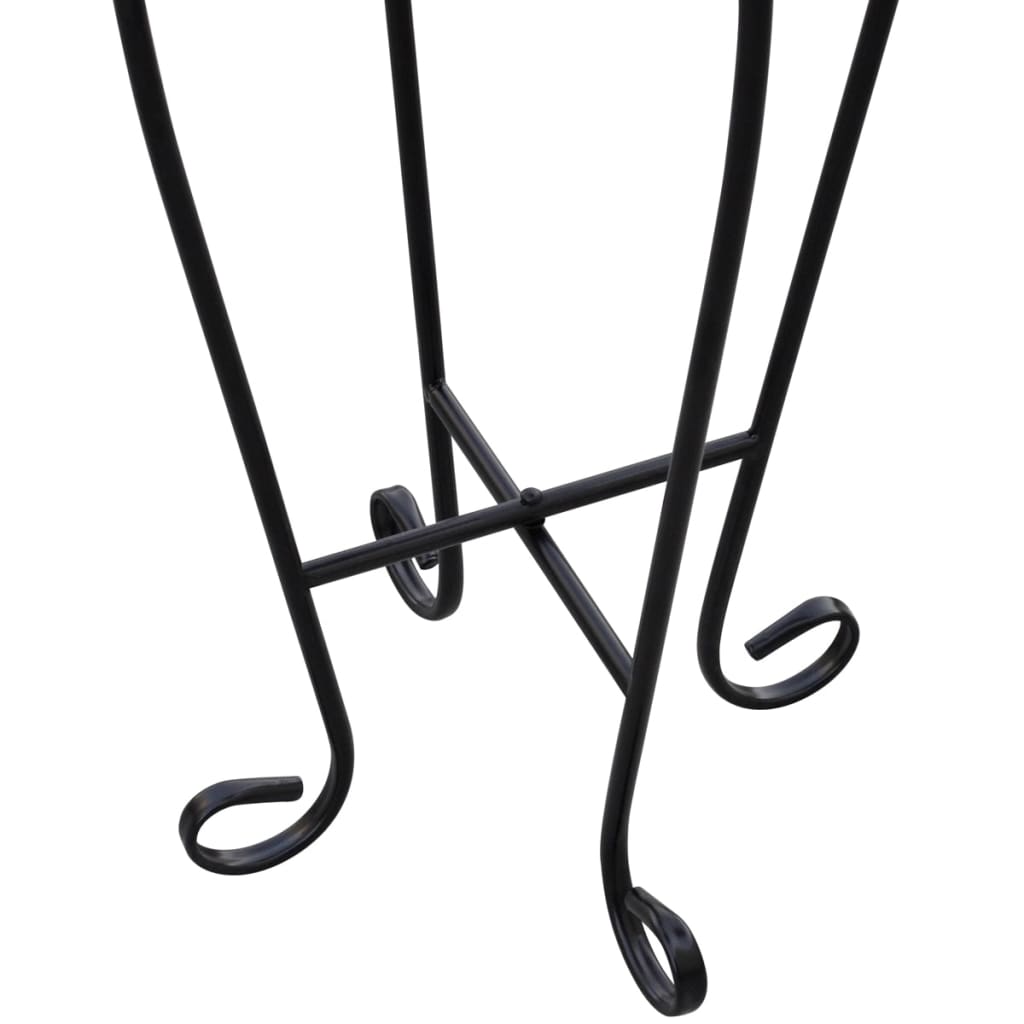 Plantebord mosaikk blå hvit