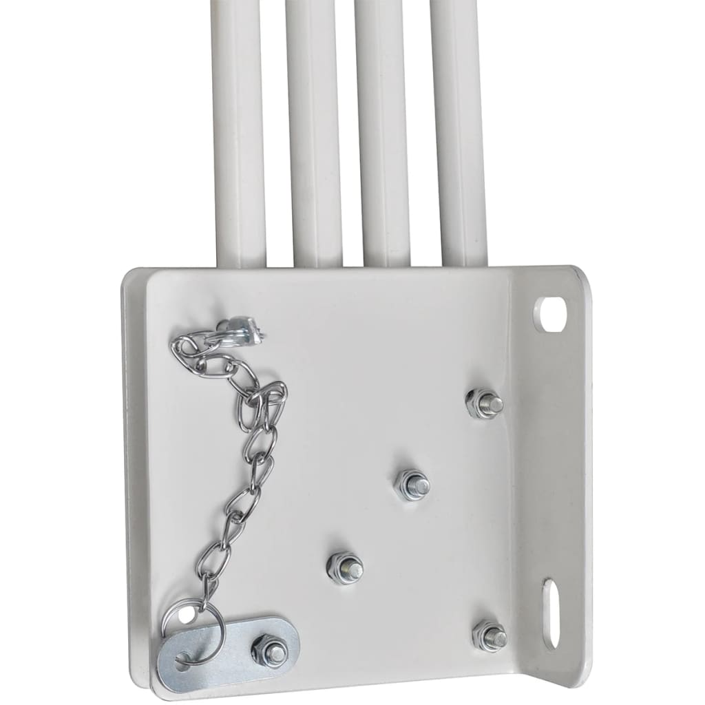 Sammenleggbar sidemarkise for balkong grå 140x140 cm