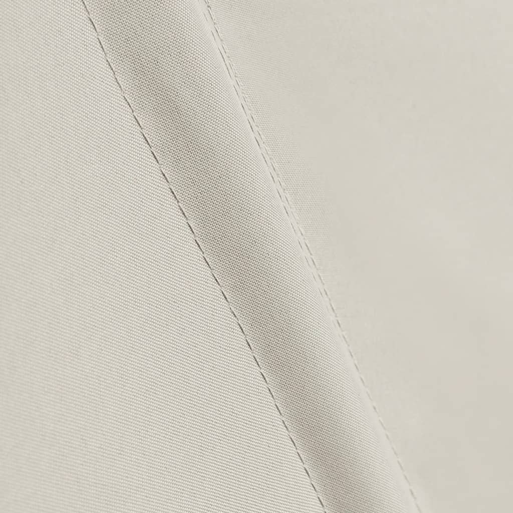 Sammenleggbar sidemarkise for balkong krem 160x240 cm