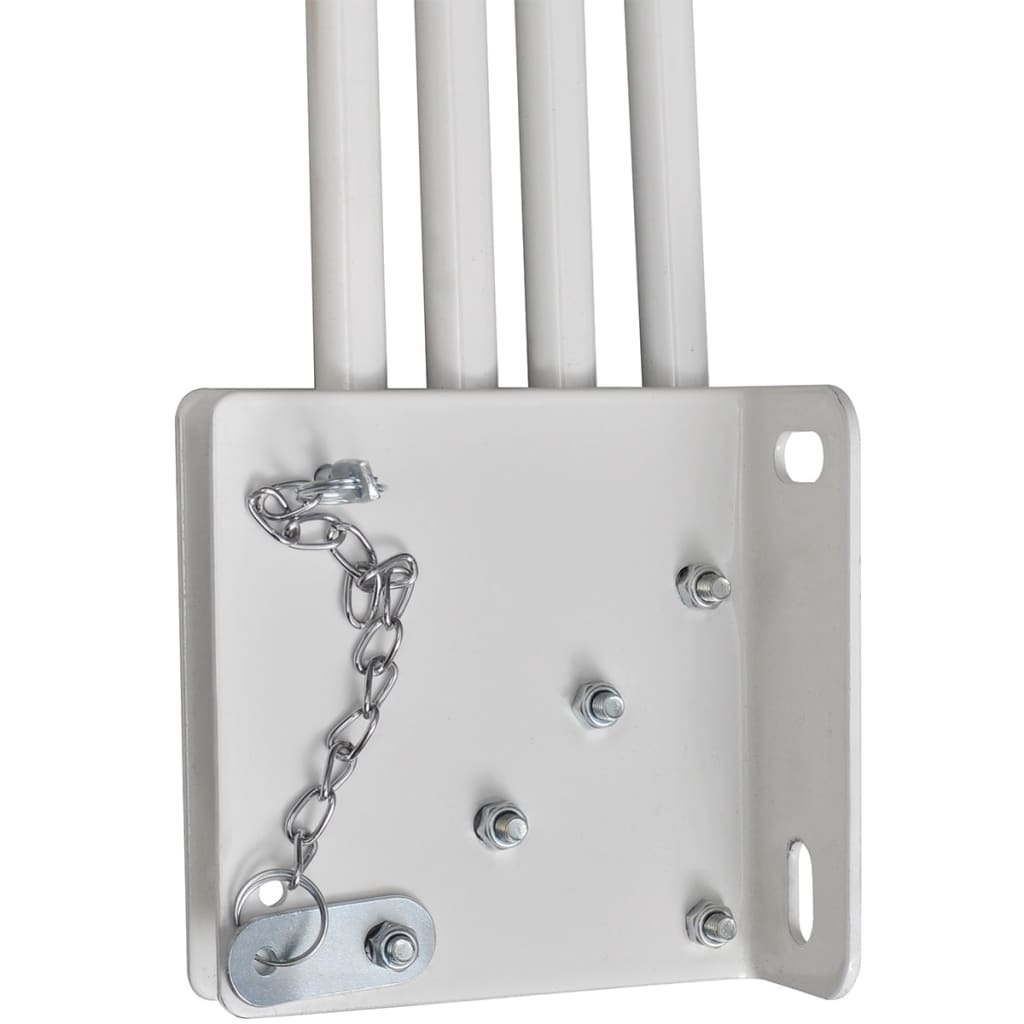 Sammenleggbar sidemarkise for balkong terrakotta 160x240 cm