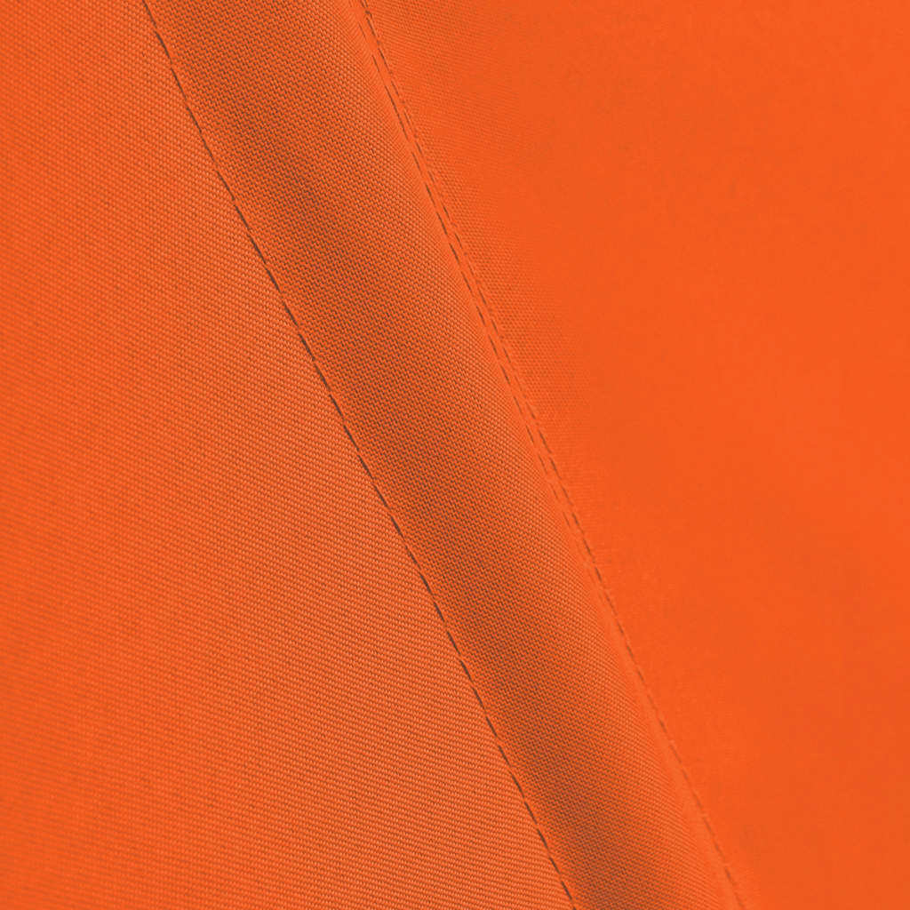 Sammenleggbar sidemarkise for balkong terrakotta 140x140 cm