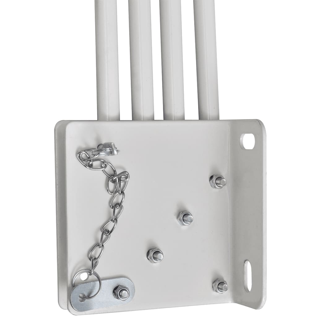 Sammenleggbar sidemarkise for balkong terrakotta 140x140 cm