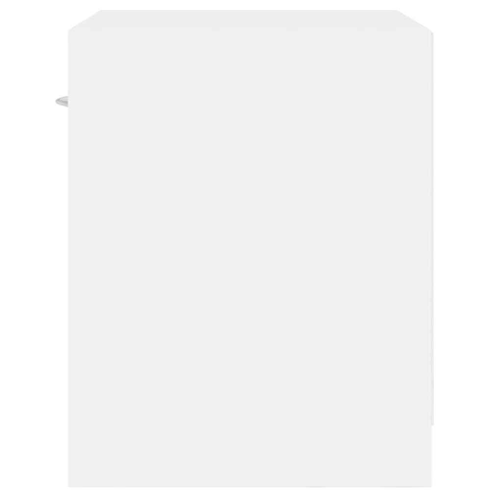 Nattbord 2 stk med skuff hvit