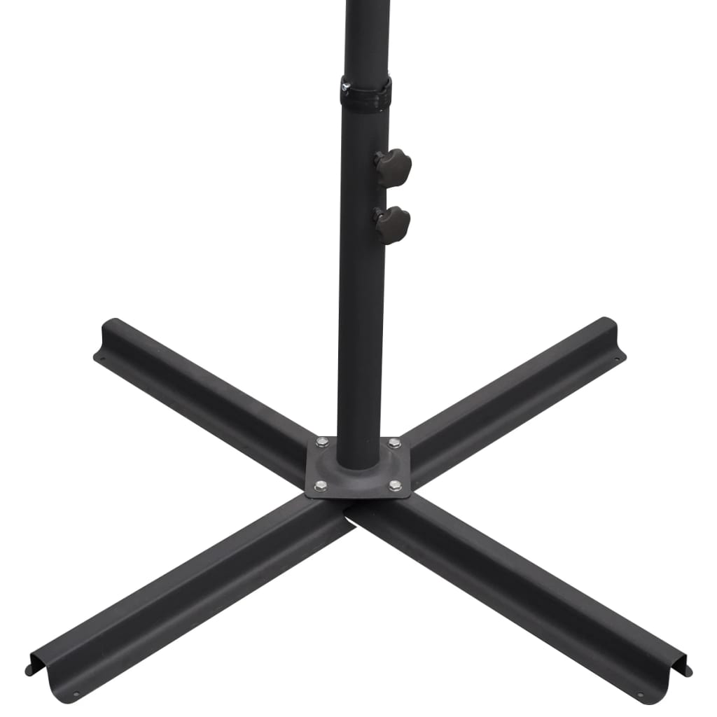 Hengende hageparasoll 3 m grønn