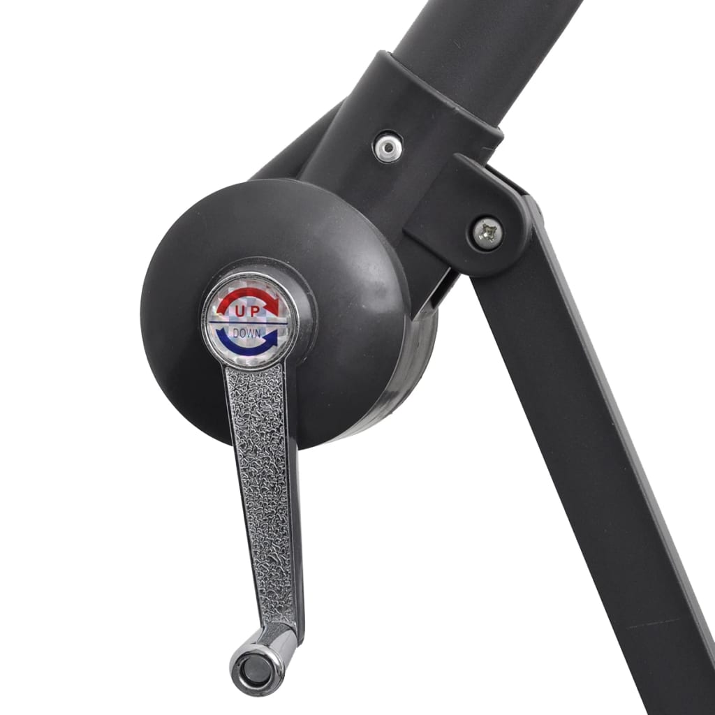 Parasoll 3 m sandhvit fritthengende