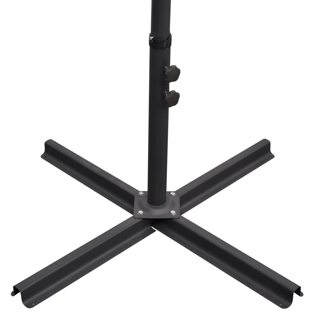 Parasoll 3 m sandhvit fritthengende