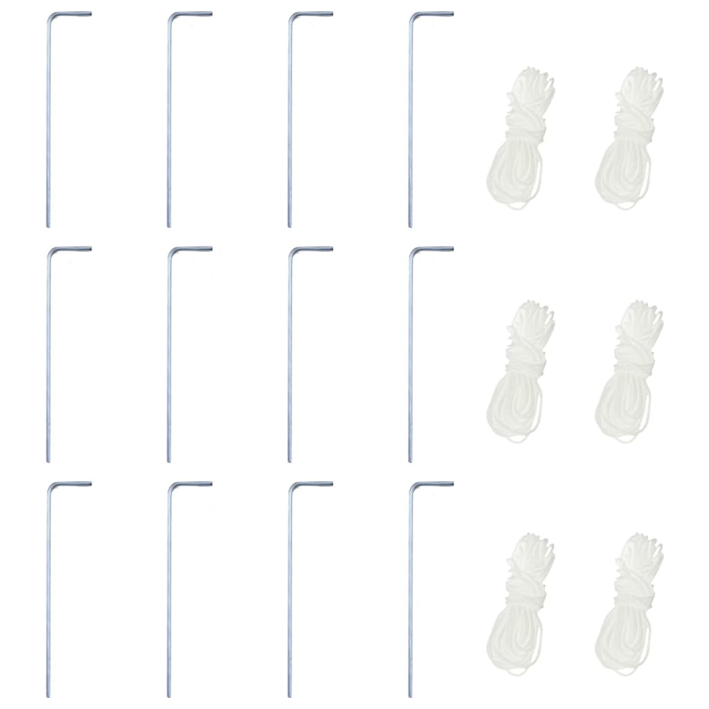 Heksagonalt pop-up partytelt med 6 sidevegger grå 3,6x3,1 m