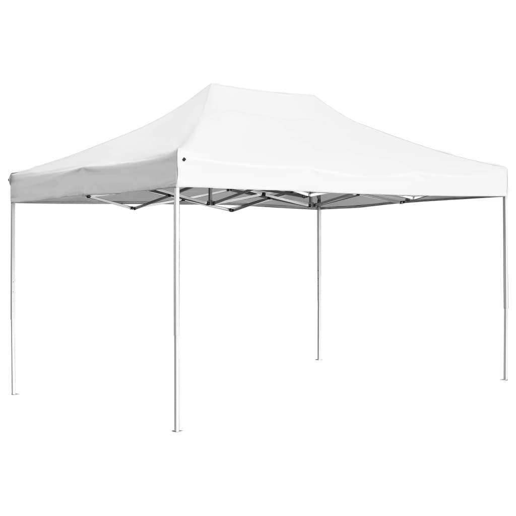 Profesjonelt foldbart festtelt aluminium 4,5x3 m hvit
