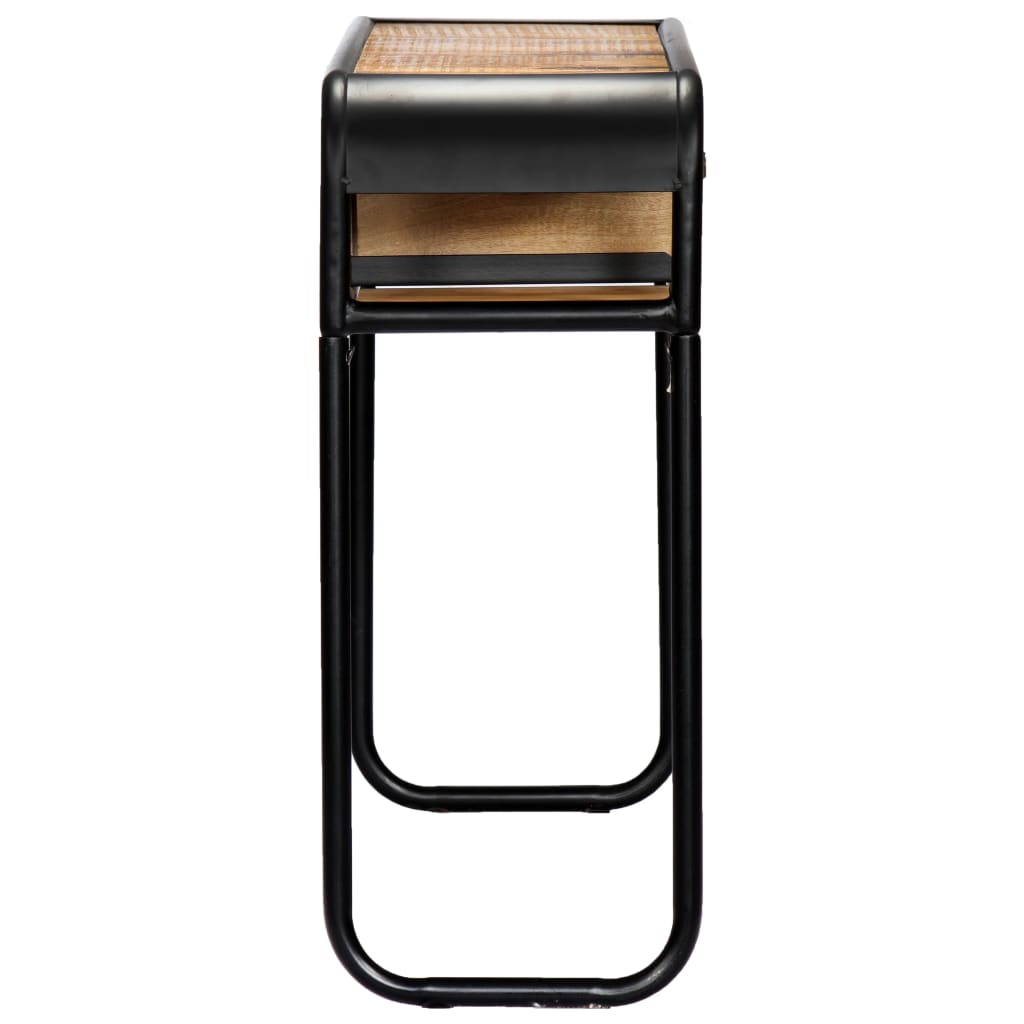 Konsollbord 118x30x75 cm heltre mango