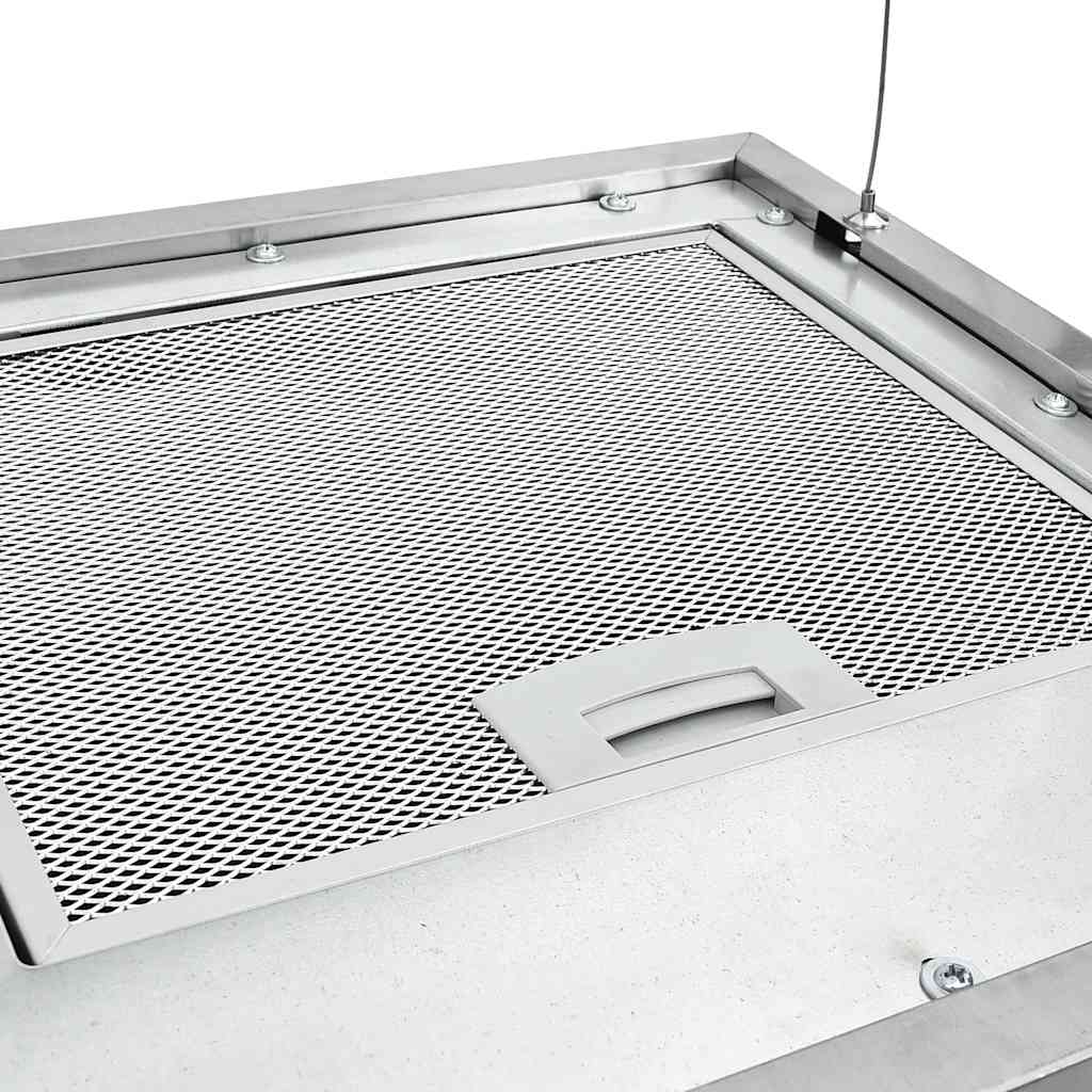 Fritthengende kjøkkenvifte sensor LCD 37 cm rustfritt stål