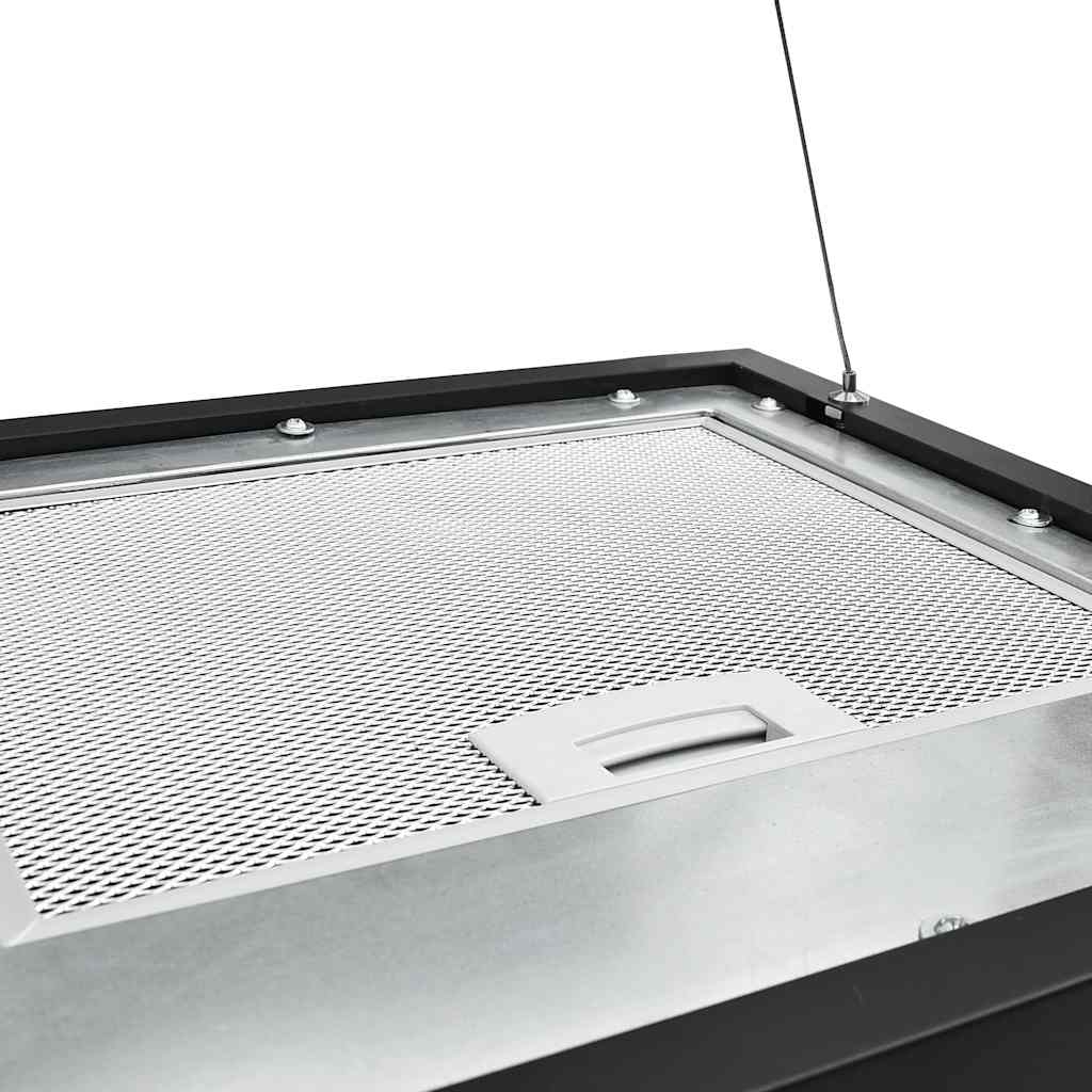 Fritthengende kjøkkenvifte sensor LCD 37 cm pulverlakkert stål